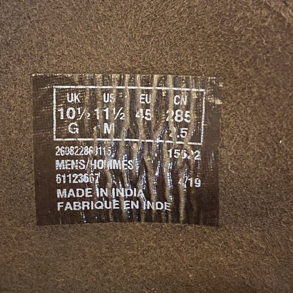 CLARKS Originals Men's Brown Leather Chukka Desert Boots US 11.5 EUC - Picture 9 of 9